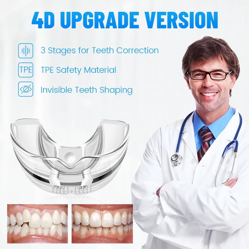 Appareils orthodontiques dentaires à 3 étapes, retenue des dents, bruxisme, protège-dents, lisseur, dispositif Anti-ronflement pour arrêter le sommeil
