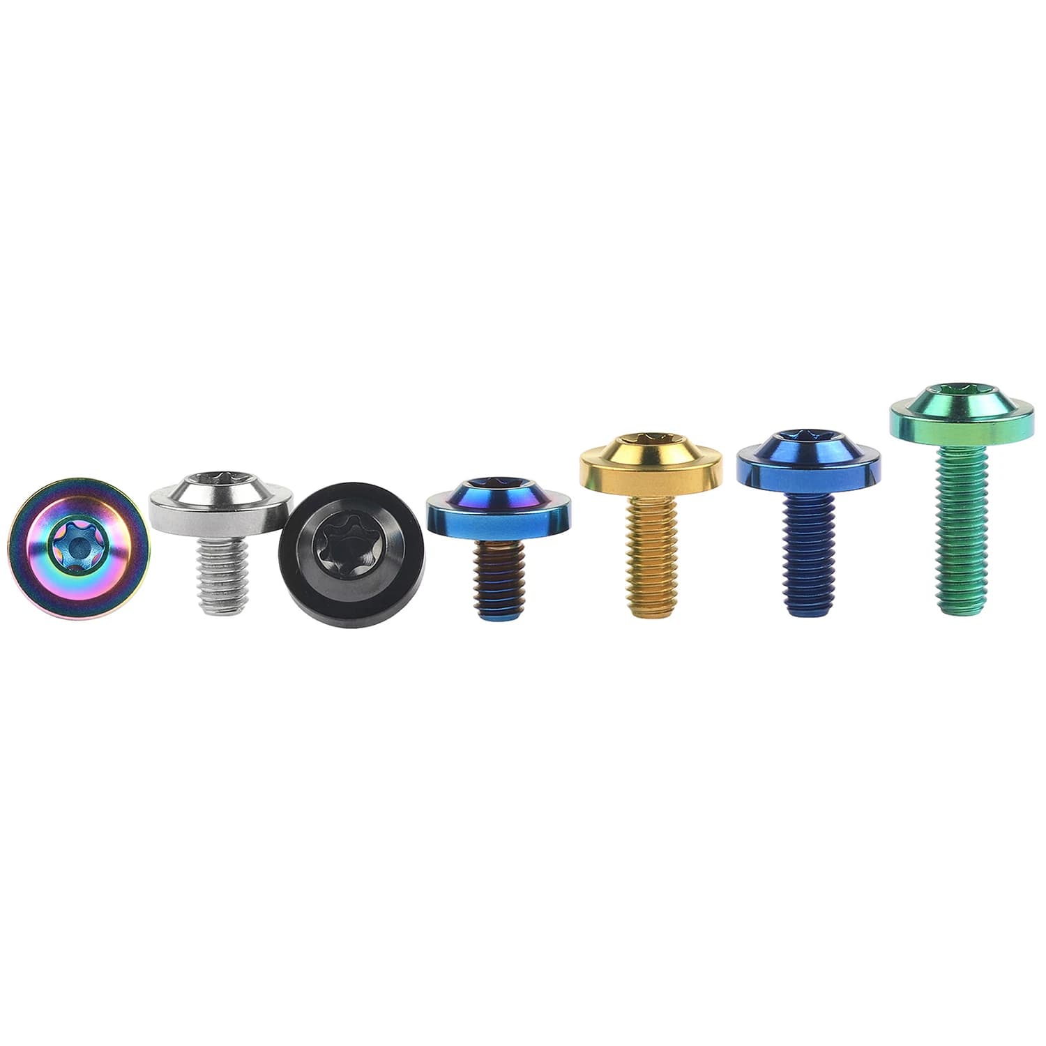 Catdogbear – boulon en titane M5/M6/x10/12/15/20/25/30/35mm, vis Torx à tête Torx pour pièces de fourches de moto, attaches