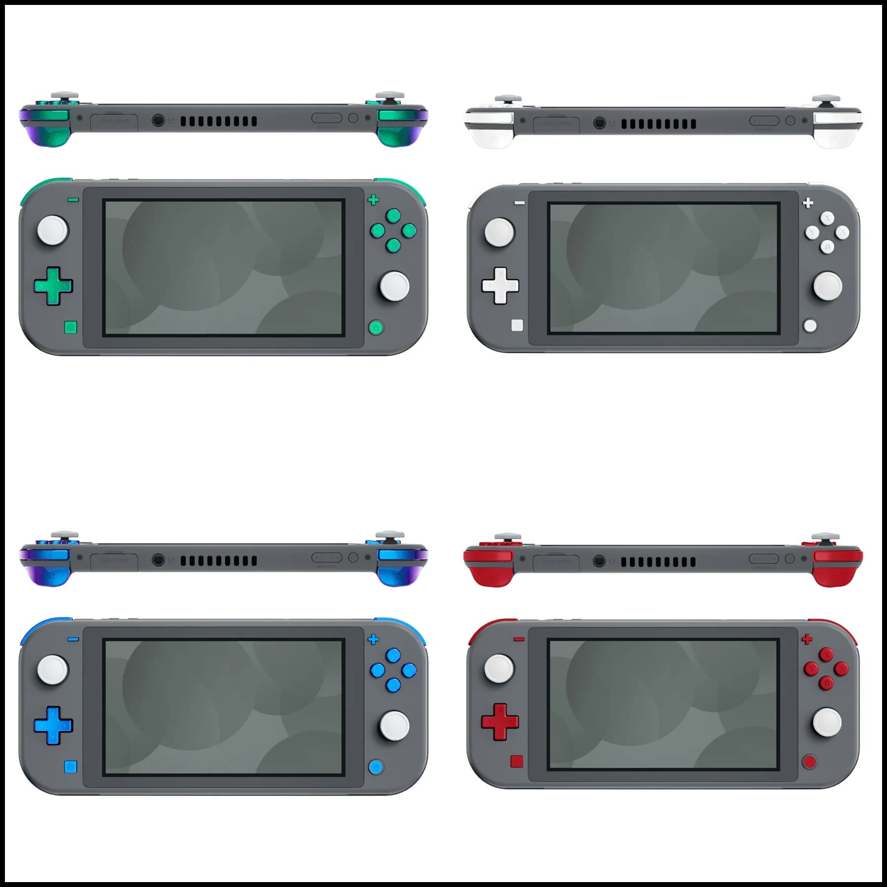 EXtremeRate-Kit complet de réparation de boutons avec outils, pour NS Switch Lite, remplacement ABXY Home Capture prédire DSub L R ZL ZR Trigger