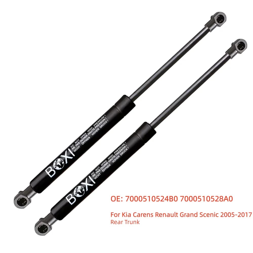 BOXI 2Pcs Amortisseurs de coffre arrière à ressort à gaz 7000510524B0 904517337R pour Kia Carens Renault Grand Scenic 2005 - 2017