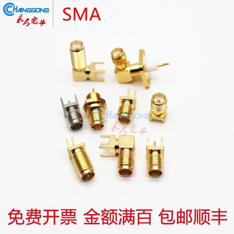 Sma-kwe – prise femelle sma-ke, pôle inversé, Base de pliage RP, soudage de PCB, câblage quatre broches