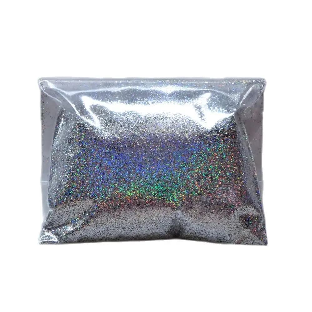 Paillettes holographiques arc-en-ciel fines 50 grammes 22 couleurs paillettes noires scintillantes holographiques ultra fines | 0,2 MM | Poudre à ongles Holo