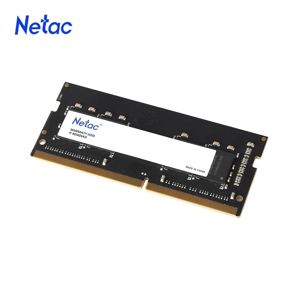 Mémoire RAM Netac DDR4 2666MHz 3200MHz DDR4 8GB 4GB 16GB RAM DDR4 pour ordinateur portable SODIMM 1.2V C19 Vente en gros