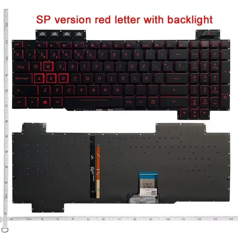 Clavier rétro4.2 pour ordinateur portable Bali TUF Gaming, FXaffair FX505G, FX505D, FX505GD, FX505GE, FX505GM, FX505DY, FX505révélateur, FX505dt, US, Nouveau