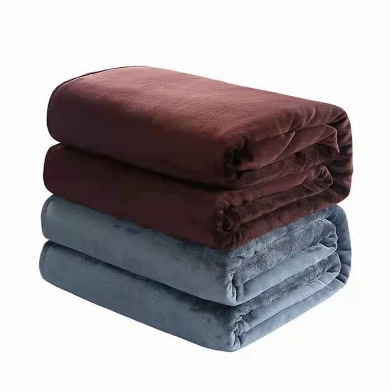 Couverture en Fausse Fourrure de Vison, Couvre-Lit en Glutnel, Couverture Super Douce, Couvre-Canapé, Couvre-Lit, 220 g/m2