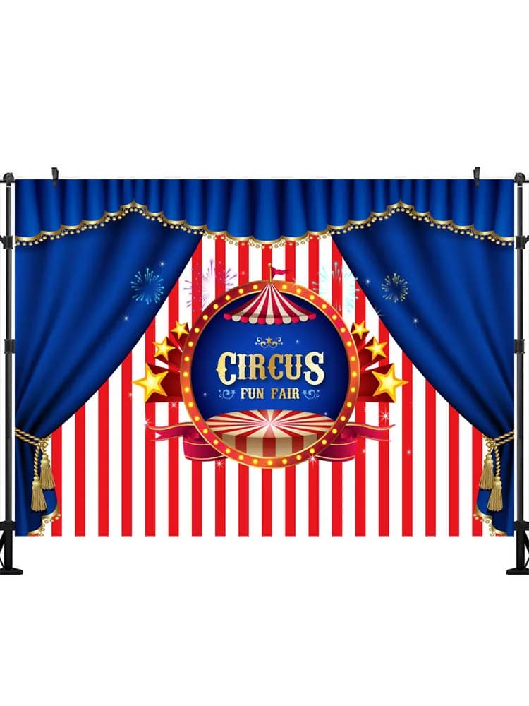 Mocsicka – toile de fond pour fête d'anniversaire, thème de cirque, arrière-plan pour Portrait de nouveau-né, enfants, arrière-plan pour Photo, tente rouge, carnaval, séance Photo