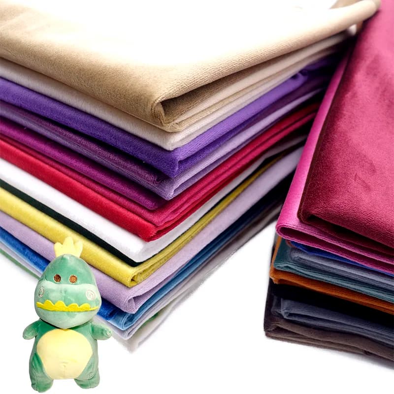 Tissu en velours solide 50x145cm, tissu d'oreiller de canapé fait à la main, tissu en peluche de velours doré, tissu de couture Anime épais 160g