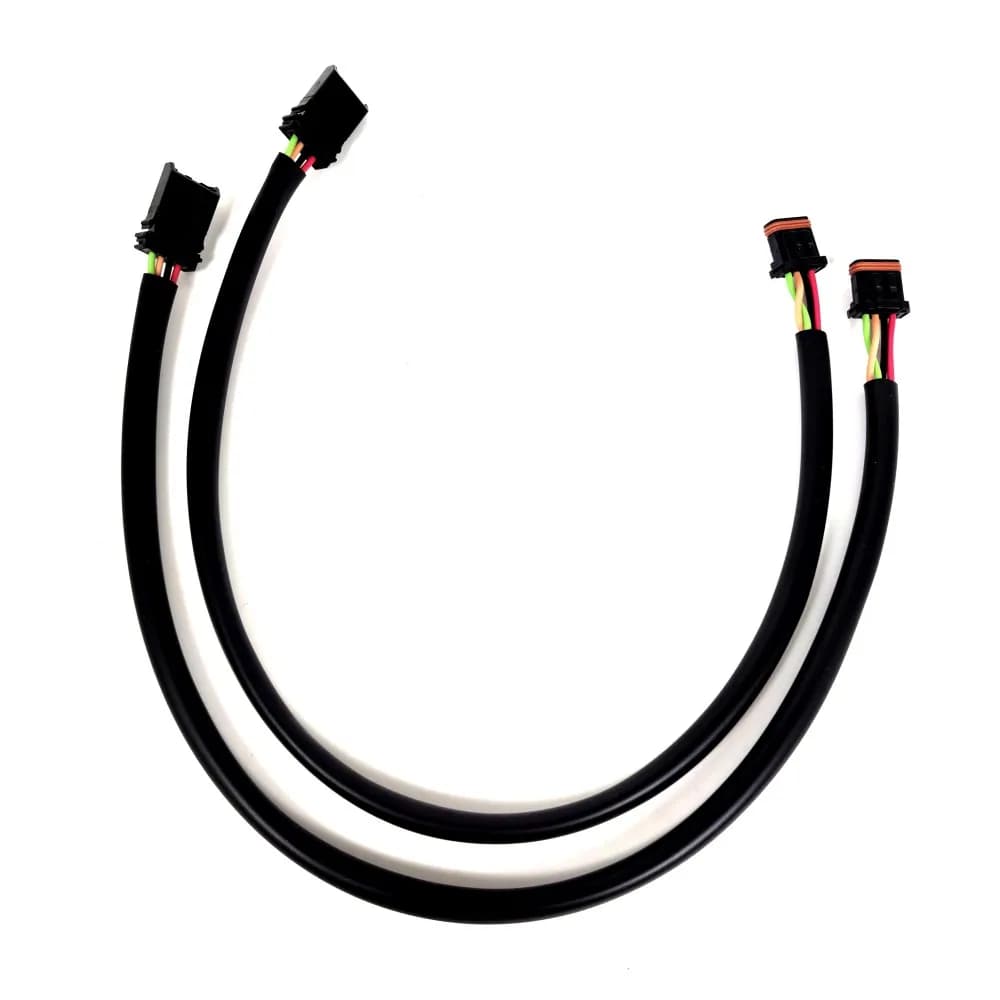 Harnais d'extension de câblage de clignotants 12'14'16'18' pour Harley Softail Heritage Fat Boy Breakout Deluxe Fls Slim Black Line 16-24
