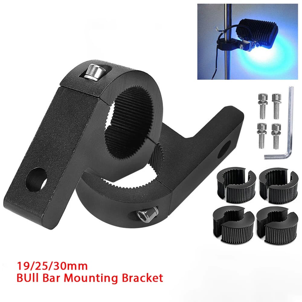Pinces d'éclairage de sauna LED, supports de montage de projecteurs de moto, 2 pièces, 19mm, 25mm, 30mm