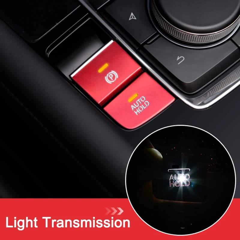Couvercle de commutateur de stationnement de frein à main, bouton de maintien automatique de voiture, pour Mazda 3 Axela BP CX-30 DM LHD, accessoires 2020 2021 2022 2023