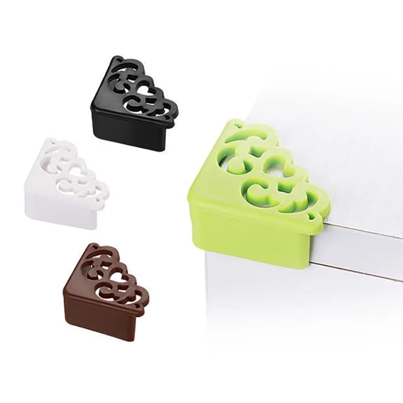 4 pièces/ensemble motif de fleur ajouré enfant Table bureau coin garde enfants sécurité bord Silicone protecteur couvre sûr pour la tête de bébé