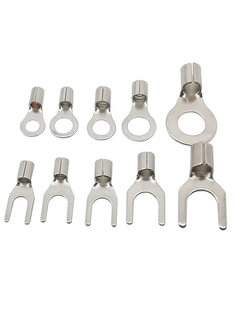 Kits d'assortiment de bornes à sertir pressées à froid OT/UT, cosses à anneau, bornes à sertir, connecteur de câble électrique étamé, 320 pièces/boîte