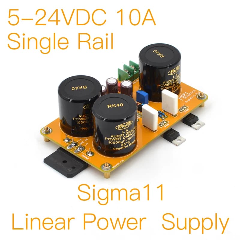Alimentation linéaire MOFI-Sigma11 entièrement discrète (Rail unique), KIT de bricolage et planche finie
