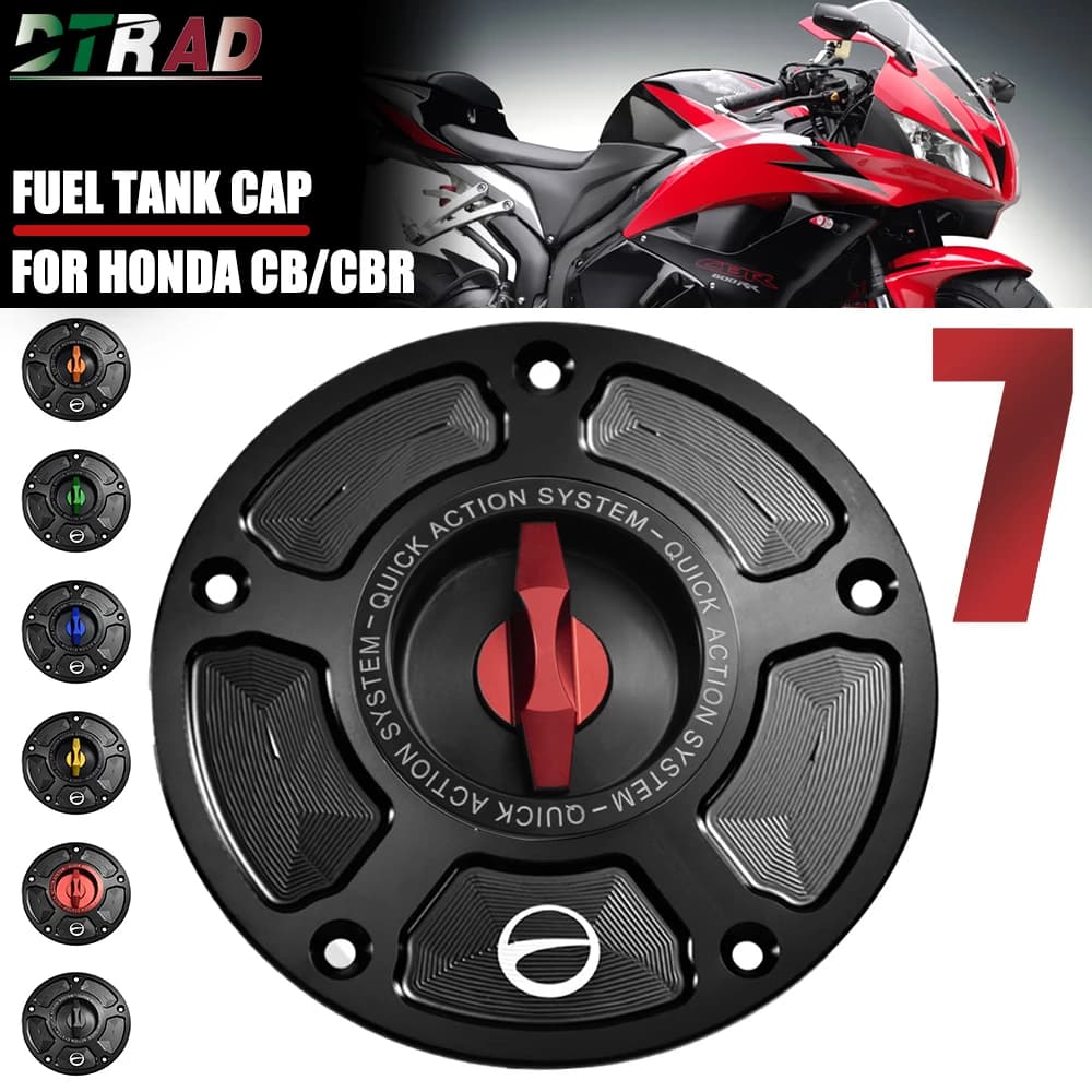 Bouchon de réservoir de carburant pour moto, pour HONDA CBR250RR CBR400RR CBR1000RR CBR 929 954 VFR 800 1200 F VFR1200F CBR 600 F4 F4i CB1300 CB1000R