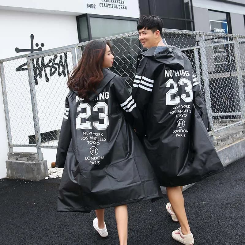 Amoureux imperméable mode Couple vêtements de pluie EVA hommes imperméables Transparent femmes manteau de pluie adulte randonnée Poncho de pluie pour l'escalade