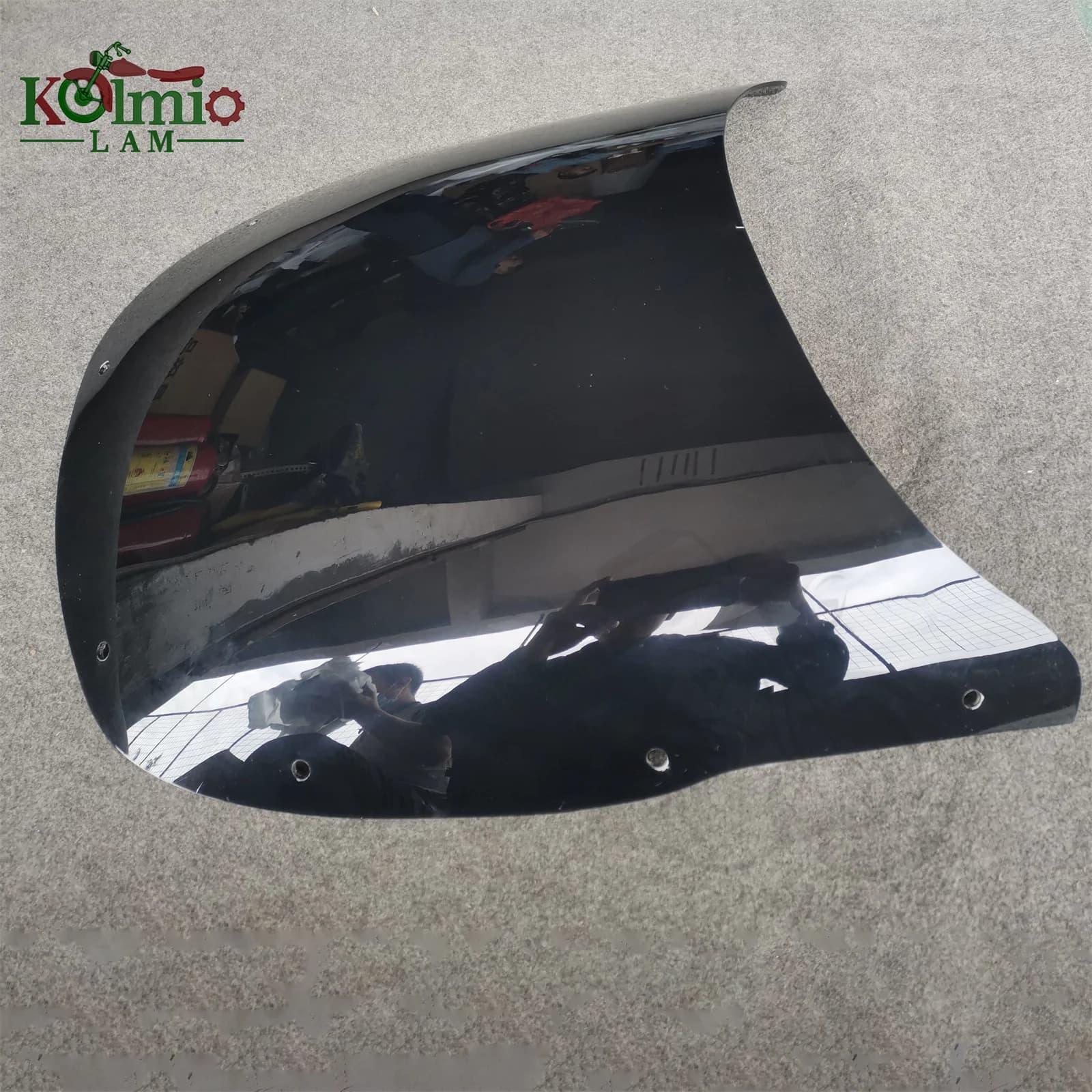 Pare-brise de moto compatible avec Kawasaki Ninja ZX6R 1995 1997 1996 ZX-6R NOIR ZX 6R 95 96 97 écran de protection ZX600F