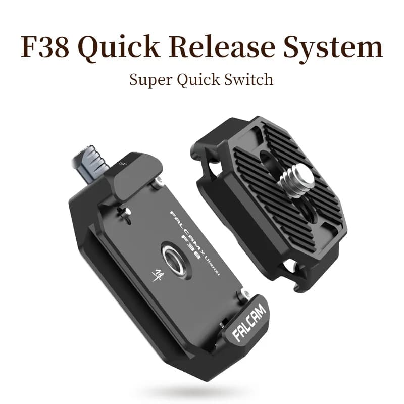 Ulanzi FALCAM F38 fente universelle arca-swiss système de dégagement rapide pince de plaque Kit de commutation rapide pour trépied à cardan d'appareil photo DSLR