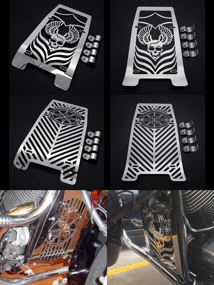 Couvercle de protection de gril de moto, capuchon de refroidisseur d'eau précieux, YAMAHA XVS1100 1100 Drag Star Classic bt1999-2012