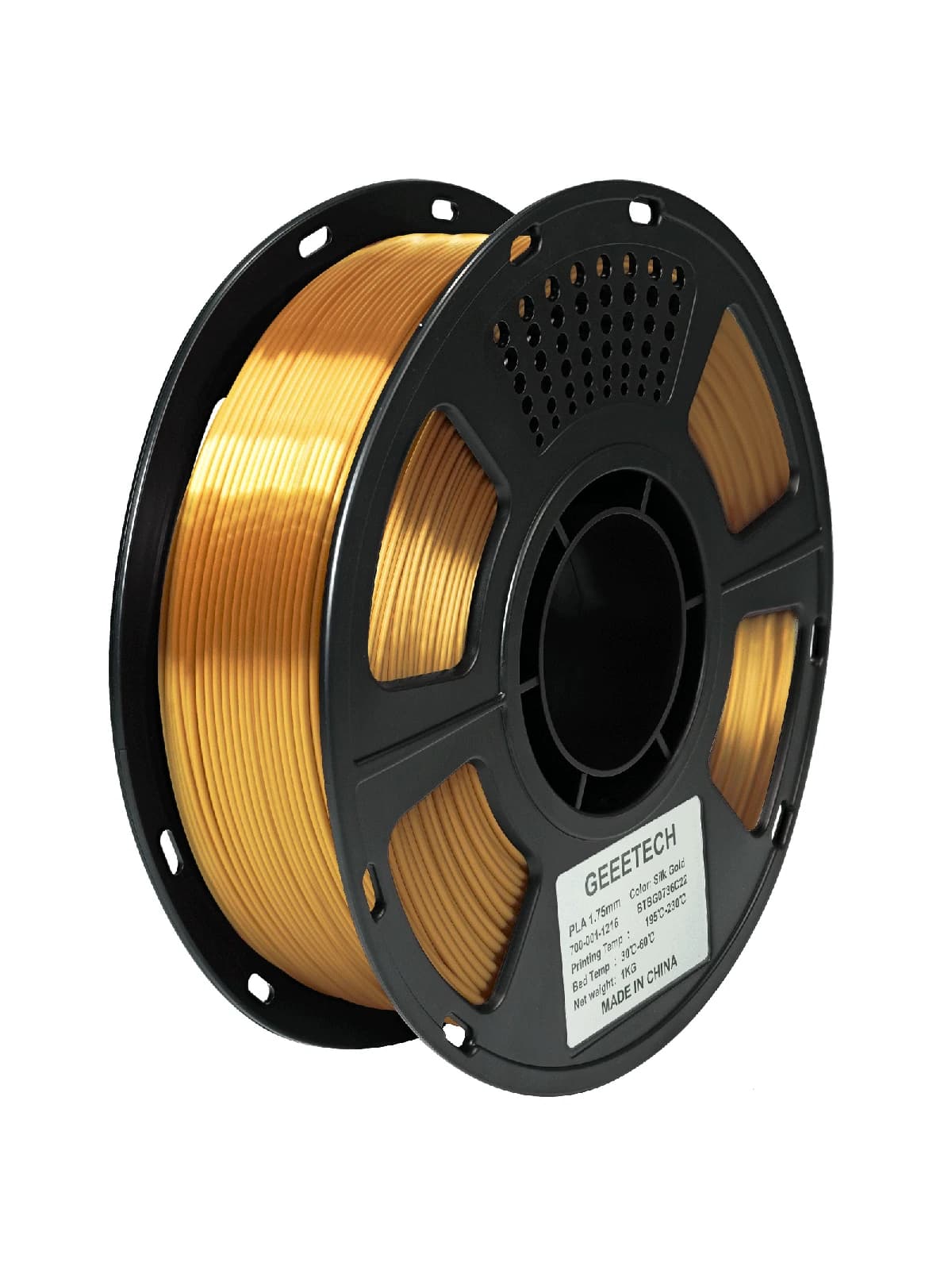 Filament PLA 3D GEEETECH, 1 kg, 1,75 mm, bobine, pour imprimante 3D, matériau sûr, emballage sous vide, adapté à Bambu Lab