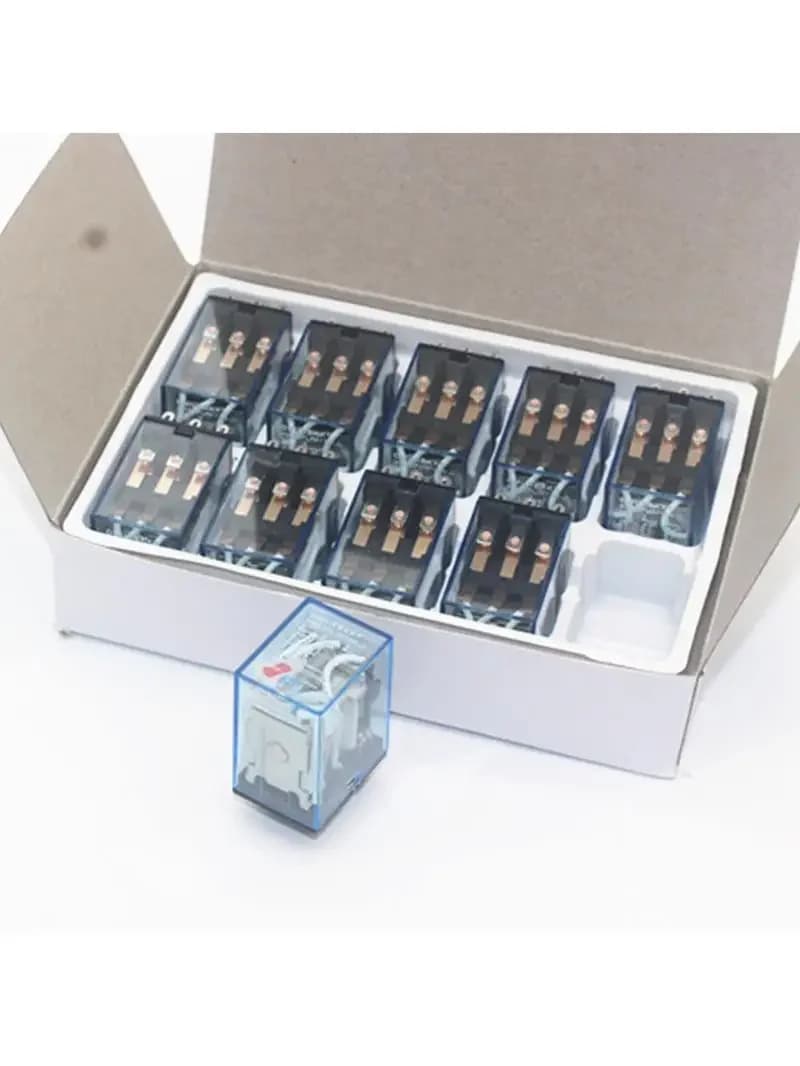 Bobine électromagnétique intermédiaire à usage général, micro mini citations, HH53P, MY3NJ, MY3, 11 broches, DC12V, DC24V, DC110V, AC220V, 10 pièces