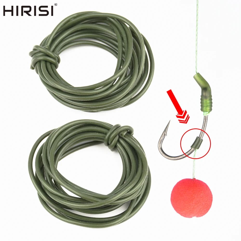 2 Pieces Rig Tubes Anti-emmêlement en silicone pour Système de clip de sécurité Taille 0.5x1.8mm 0.8x1.9mm AE069