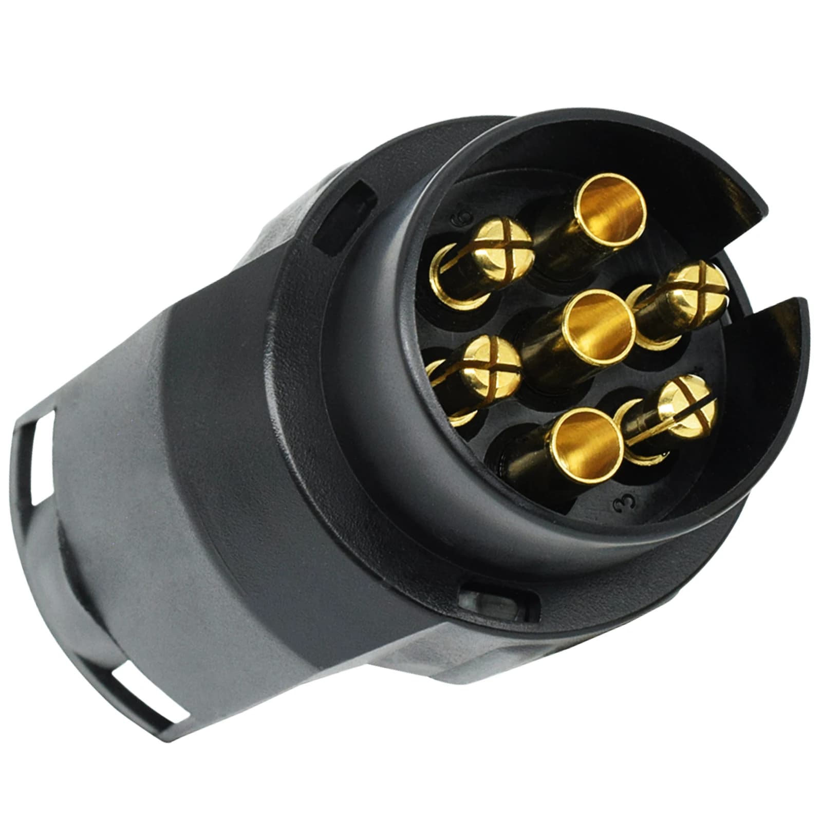 Adaptateur de lumière de remorque, prise Durable de 7 à 13 broches, caravane 12V, barre d'attelage, prise électrique étanche, connexions de protection du câblage