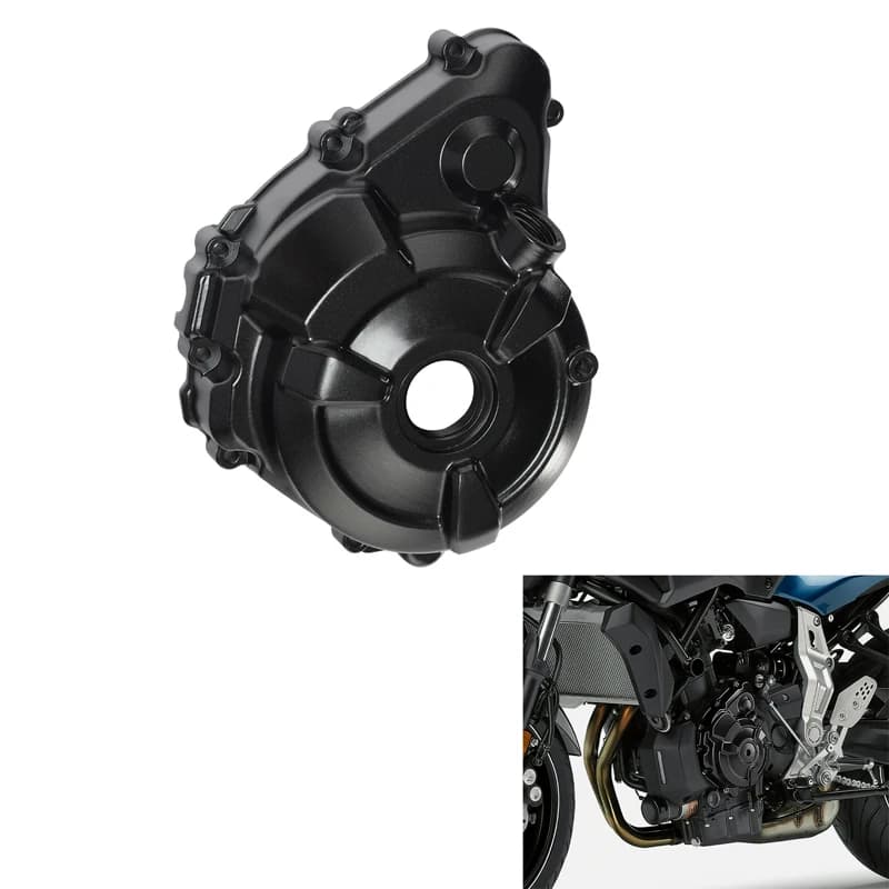 Couvercle de Stator de moteur gauche de moto, carter pour YAMAHA FZ07 2015-2017 MT07 2015-2020 XSR700 2018-2023 TENERE 700 2021-2024