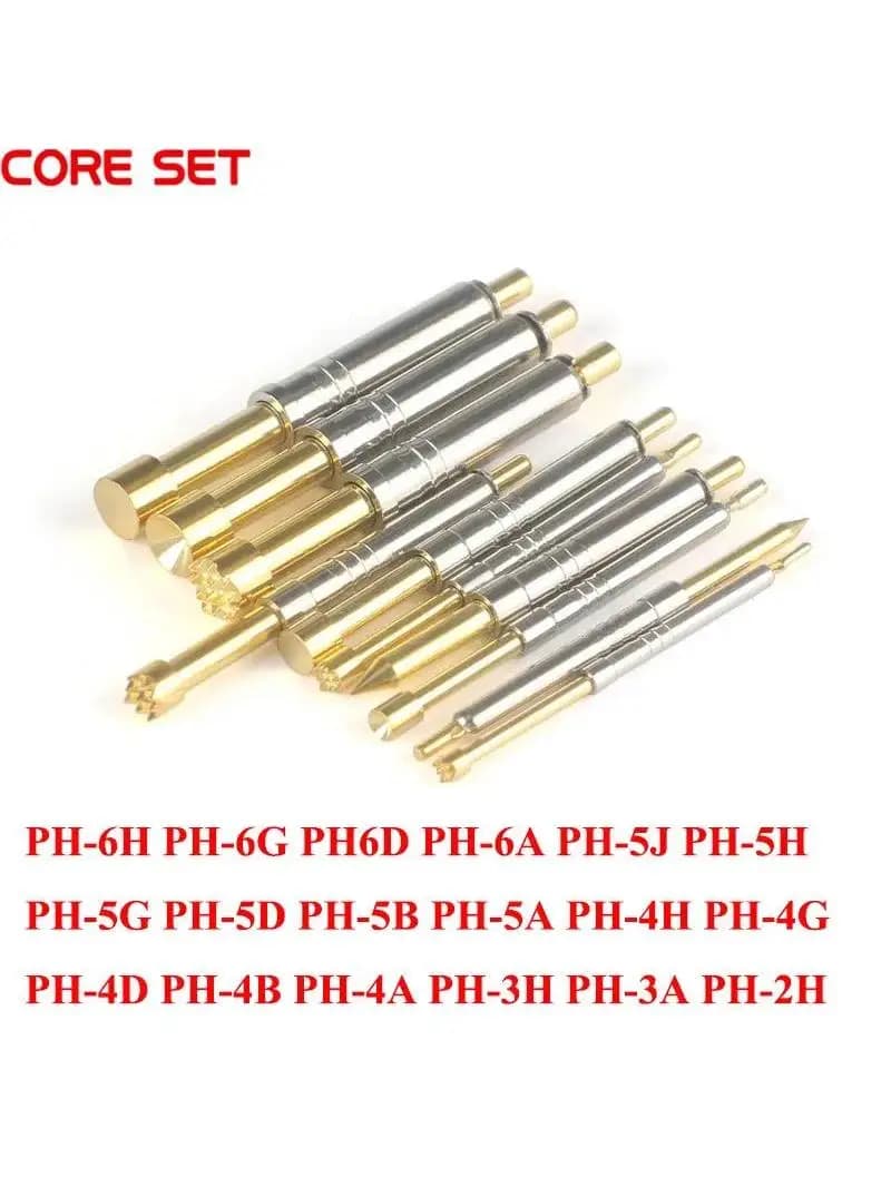 Sonde d'essai PH-6H PH-6G PH6D PH-6A PH-5J PH-5H neuf mâchoires plat rond sonde tasse illac pointe sonde rétractable test illac 10 pièces