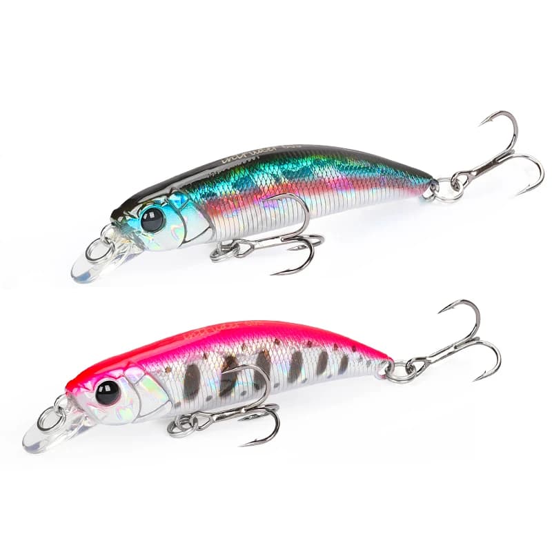TSURINOYA 60S leurre de pêche méné coulant 60mm 6.5g portée 0.4-0.8m appâts durs artificiels truite brochet bar ruisseau Jerkbait Wobbler