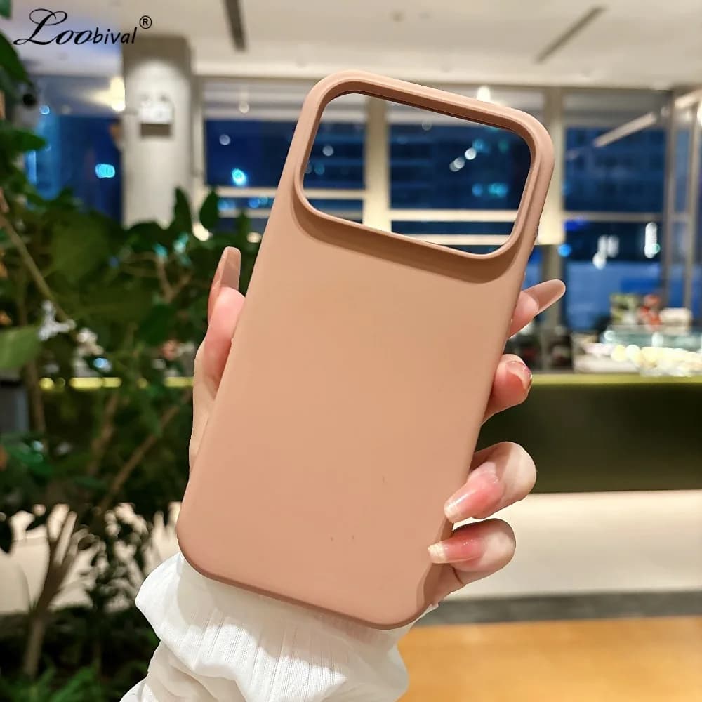 Candy Solid Color Case For Iphone 17 16 15 14 Pro Max Air Plus 12 13 11 Soft Liquid Silicone Slim Shockproof