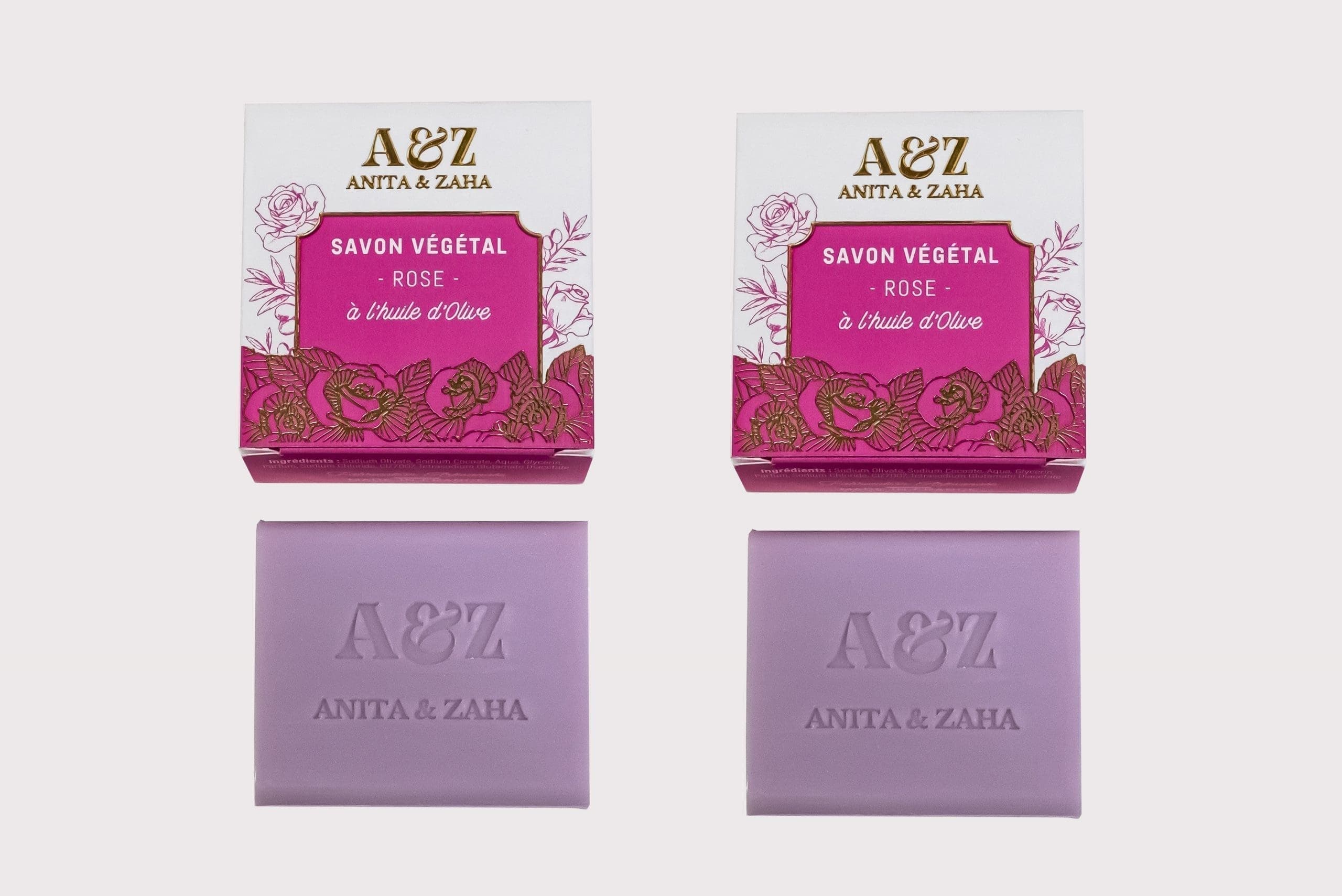 Savon Végétal Rose - Produits Duo