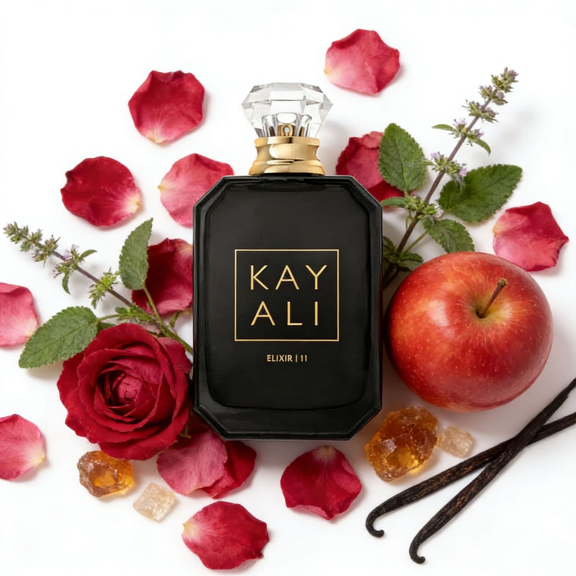 Kayali Perfume 12 Musk 39 Lychee Sparkling Wine No. 28 Vanilla Pistachio