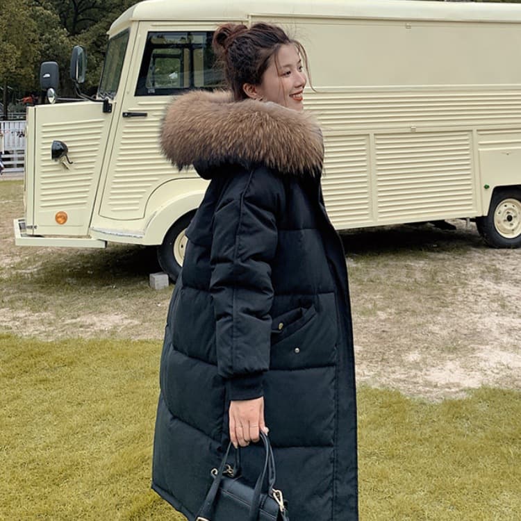 Women's Clothing winter coats jacket for women winter new version medium and long bag coat loose cotton coat thick cotton jacket