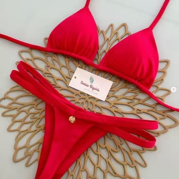 Women's Quick Drying Two Piece Swimsuit Brazilian Style Beach Bikini Summer Swimwear