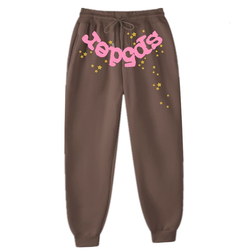 Sweat à capuche et pantalon de survêtement imprimé automne/hiver de la série Spider 555