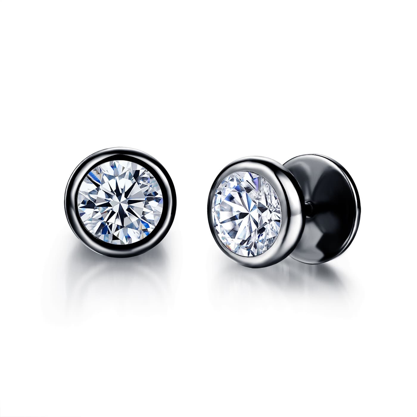 Men's Jewelry Fashion Simple Trend All Match Stainless Steel Earrings Men's Personality Hip Hop Street Earring Accessories
