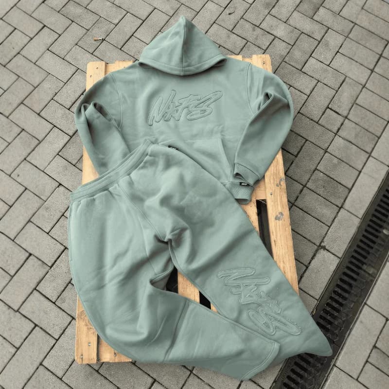 Women's Clothing New Suits Fashion Casual Trousers Towel Embroidery Two Piece Suit