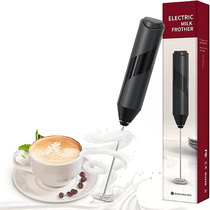 Mini Electric Milk Foamer Blender Wireless Coffee Handheld Egg Beater Cappuccino Frother Mixer Kitchen Whisk Tools