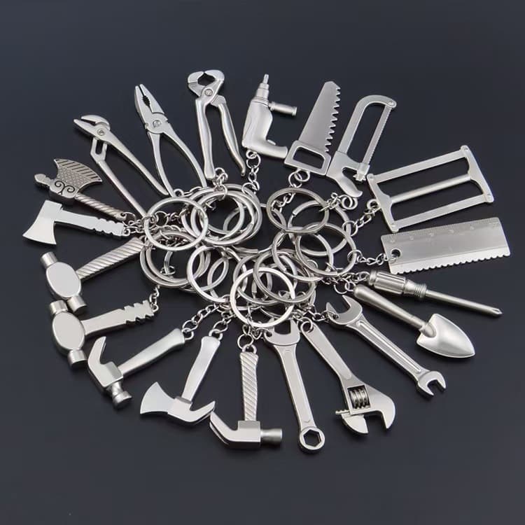 Creative Mini Simulation Adjustable Wrench Keychain Multi-Functional Tool Caliper Pendant Small Gift