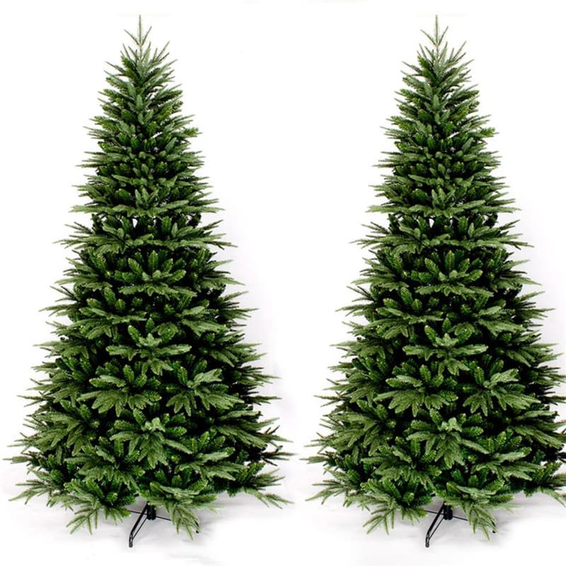 Christmas tree 1.5 meters 1.8 meters luxury encrypted pe+pvc Christmas tree flame retardant material tree Christmas decoration green pine tree