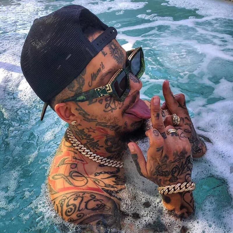 Sunglasses men's square large frame personality Sunglasses millionaire fashion glasses