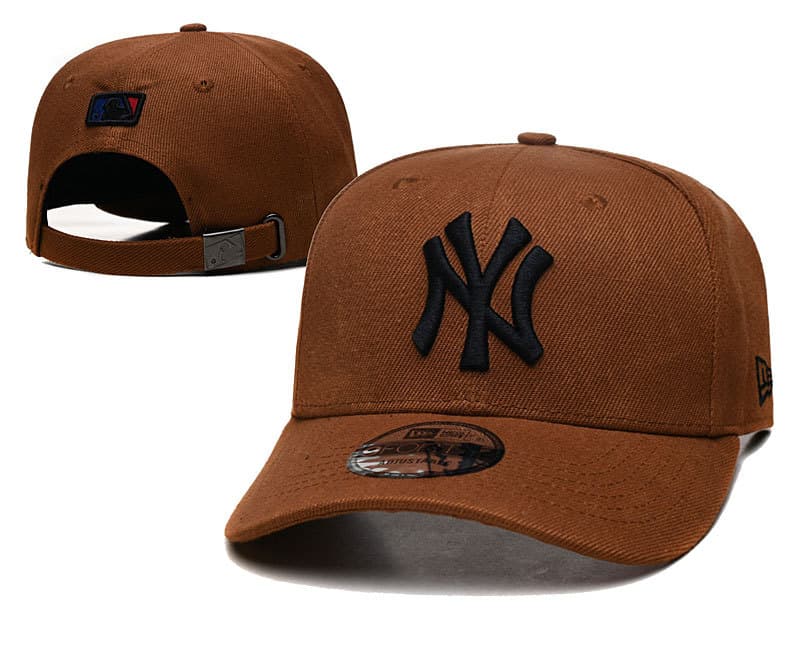 Casquette unisexe transfrontalière, grand logo, visière rigide, broderie, style sport décontracté NY, commerce extérieur