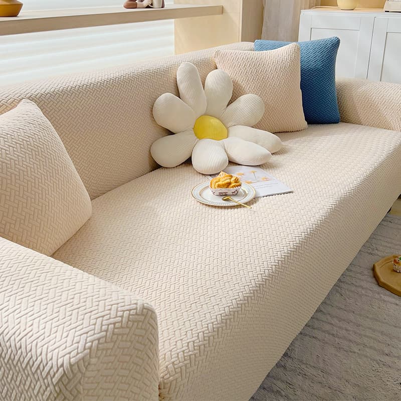 Elastic Full Coverage Sofa Slipcovers Set – Universal Stretchable Sofa Protector For 3/4/5-Seater Couches (12 Colors, Anti-Slip & Machine Washable)