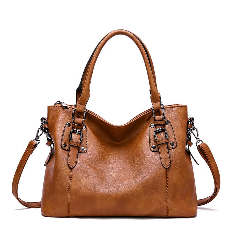 New Fashion Women's Simple Shoulder Large Capacity Textured Handbag Elegant Crossbody Bag