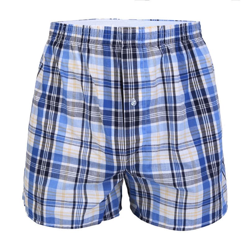 Pure cotton A Luo pants woven fabric large size beach pants men's underwear large pants loose first hand source wholesale