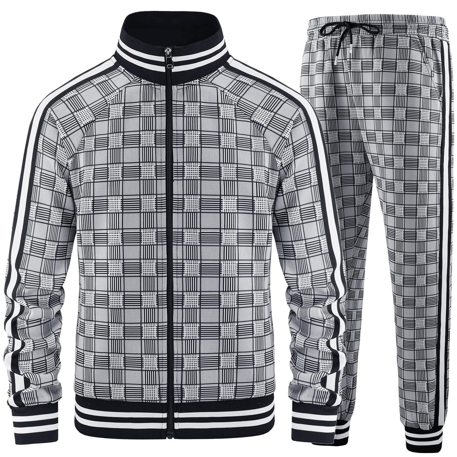 Men's Clothing New Sports Suit Trend 3d Printing Fitness Zipper Stand Collar Cardigan Casual Suit