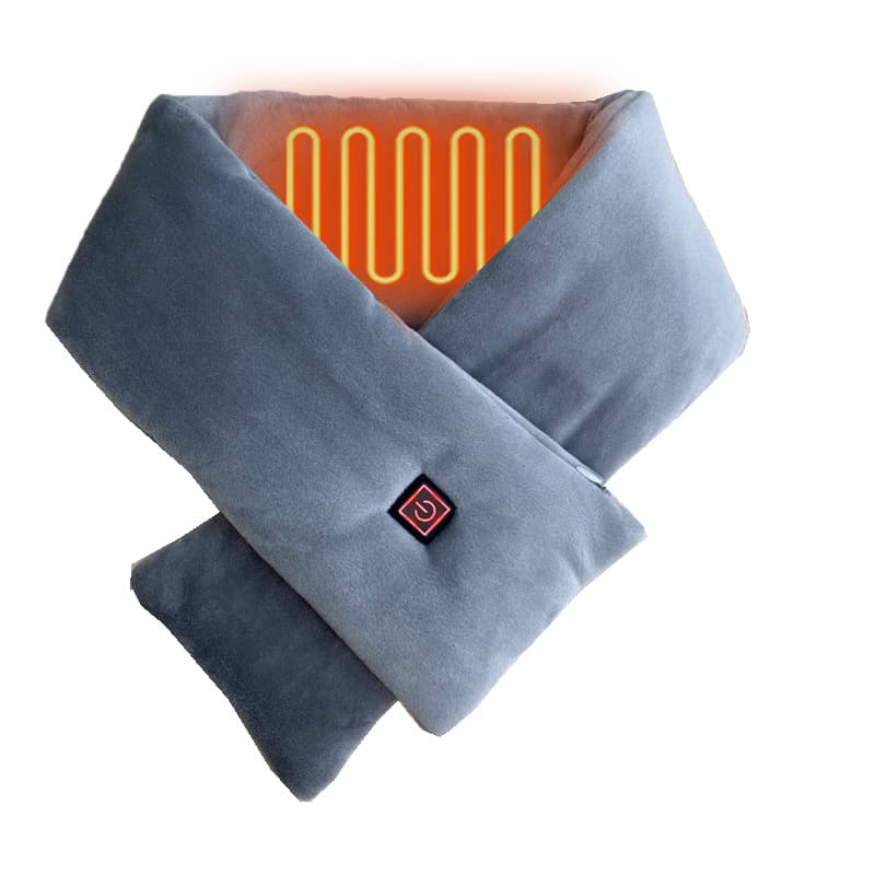 USB smart neck gaiter heating scarf heating shoulder pads winter cold protection heating scarf
