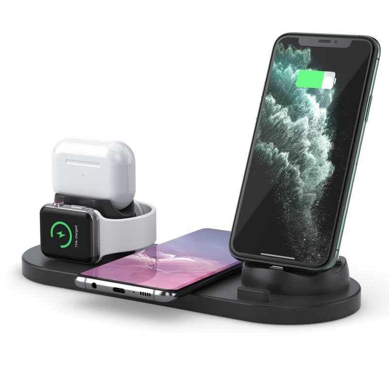 15w mobile phone watch earphone six-in-one wireless charger for iPhone Apple multi-functional wireless charger