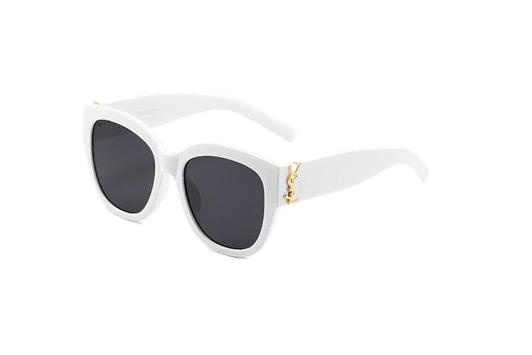 Nouvelles lunettes de soleil haut de gamme, monture large, style œil de chat, protection solaire, tendance.