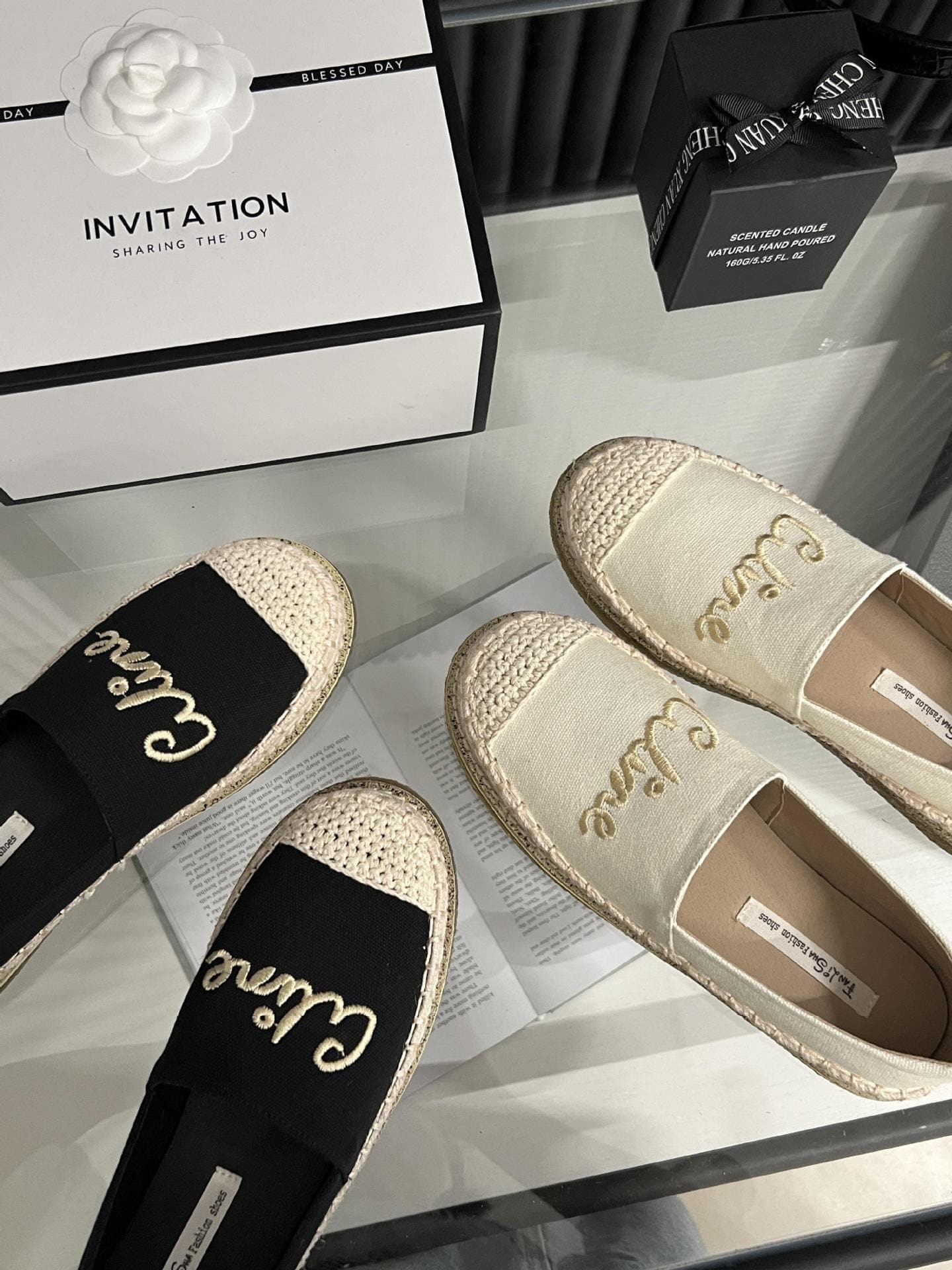 Cost performance 2024 New Xiaoxiangfeng Grass Weaving Fisherman's Women's Summer Canvas Lazy People Kick on Linen Single Little White
